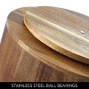 iDesign 10-Inch Round Acacia Wood Lazy Susan - 4 of 4