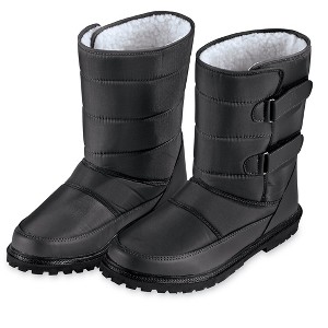 Collections Etc Mens Ice Gripper Boots - 1 of 4