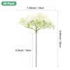 Unique Bargains Plastic Durable Realistic Reusable Silk Hydrangea Flowers with Stems for Home Decor/Wedding 9.84 In - 3 of 4