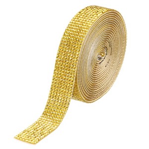 Unique Bargains Self-Adhesive Crafts Decorations Crystal Rhinestone Diamond Ribbons - 1 of 4