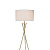64.5" Hourglass Tall Mid-Century Metal Floor Lamp for Living Room Bedroom Office House Home, Matte Gold - 3 of 4