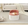 Gulches White Pink Pet Bed - Scandinavian Style Elevated Cat Sofa - 3 of 4