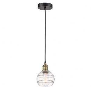 Rochester - 1 Light Cord Hung Mini Pendant In Industrial Style-7.88 Inches Tall and 5.88 Inches Wide - 1 of 1