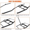 Wide Drag Harrow, Steel Driveway Drag with Pin Hitch, Tow Behind Landscape Leveling Rake 50lbs Max Heavy-Duty Lawn Leveling Tools - 4 of 4