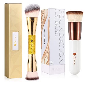 ULTIMEA Foundation Makeup Brush Double Ended Contour Makeup Brushes fo ...