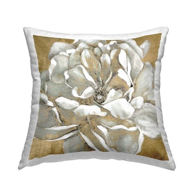 Stupell Industries Blushing White Magnolia Flower Abstract Floral