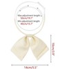 Elerevyo Women's Adjustable Satin Classic Bow Tie - 2 of 4