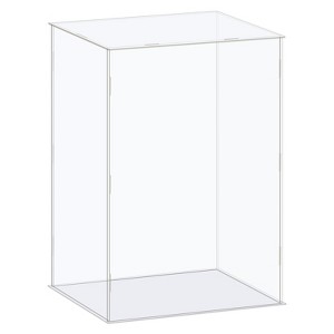 Unique Bargains Acrylic Self-Assembly Dustproof Toy Collectibles Showcase - 1 of 3
