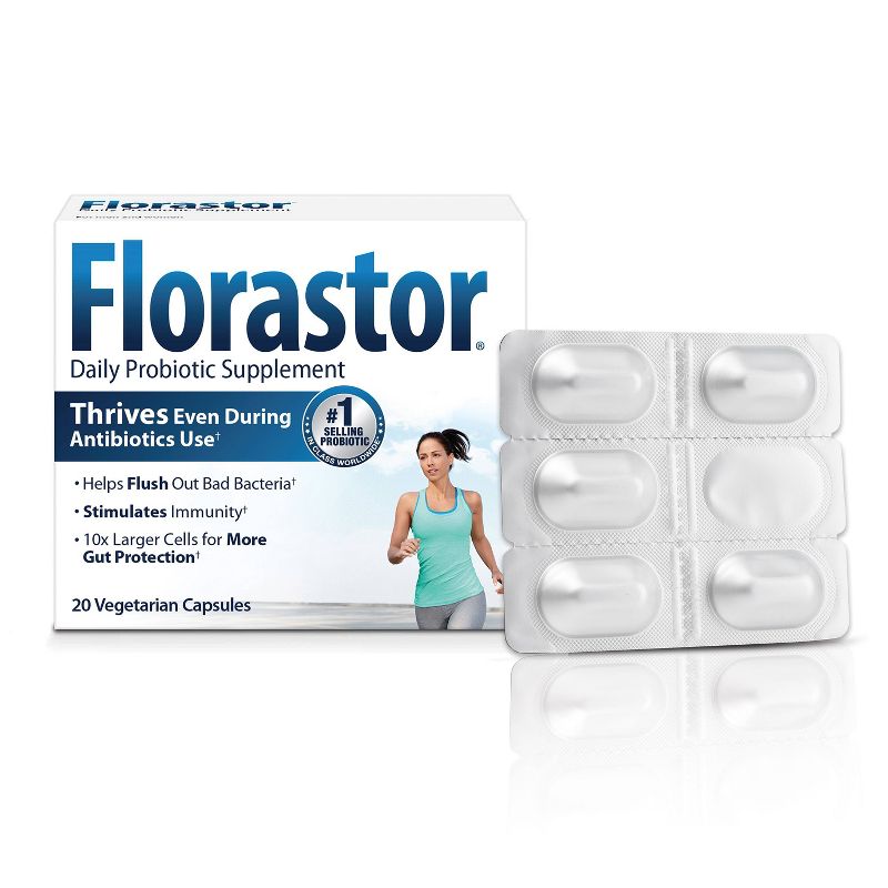 Florastor Probiotic Capsules - 20ct, 1 of 11