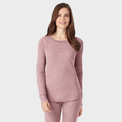Waffle Thermal Scoop Neck Top 