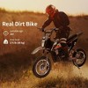 36V Kids Electric Dirt Bike with 500W Motor, Up to 15.5 mph, Max Load 175 lbs, LED Light, Leather Seat, Disc Brake, Air Tires - 3 of 4