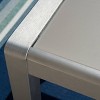 Cape Coral Rectangle Aluminum & Tempered Glass Dining Table: Water-Resistant, 6-Seater - Christopher Knight Home - image 3 of 4