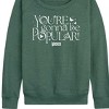 Women's - Wicked - You're Gonna Be Popular Lightweight French Terry Slouchy - 2 of 4