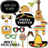 Big Dot of Happiness Cinco de Mayo - Fiesta Photo Booth Props Kit - 20 Count