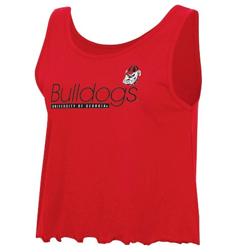 Ncaa Georgia Bulldogs Women s Crop Tank Top Target