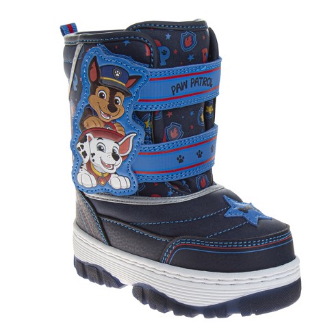 Nickelodeon Paw Patrol Boys Snow Boots. toddler little Kids Navy blue Size 9 Target