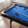 Billiard Table 65.75",6ft Folding Portable Pool Table Set for Family Game Room, Adult Rrec Room,Outdoor,Garage - 3 of 4