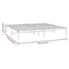 vidaXL Industrial Double Bed Frame - 3 of 4