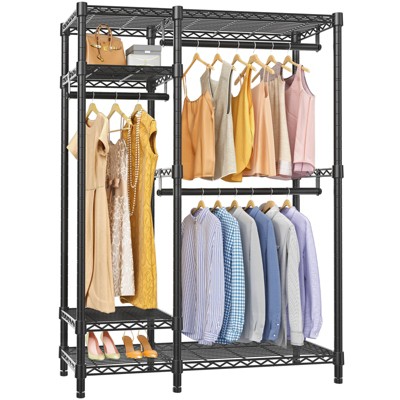 Vipek V1s I1 Wire Garment Rack Heavy Duty 3-tier Clothes Rack Freestanding Closet  Organizer : Target