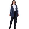 Agnes Orinda Women's Plus Size Utility Sleeveless Anorak Cargo Drawstring Fashion Vests - 3 of 4