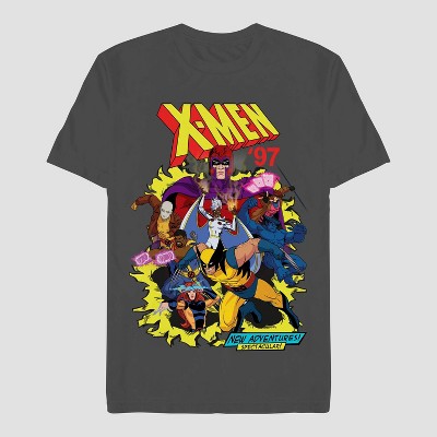 Men's Disney X-Men Short Sleeve Graphic T-Shirt - Dark Gray XL