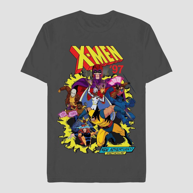 Men&#39;s Disney X-Men Short Sleeve Graphic T-Shirt - Dark Gray, 1 of 4
