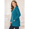 Woman Within Cozy Boucle Cardigan - 4 of 4