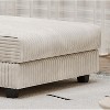 CAVINAS Convertible Sofa Bed, Modern Convertible Sectional Sofa, Corduroy Loveseat for Living Room - 4 of 4