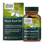 Gaia Herbs Black Seed Oil - Cold-Pressed Capsules for Lung, Respiratory, and Antioxidant Support - 60 Vegan Liquid Phyto-Capsules
