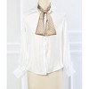 INSPIRE CHIC Women's Lovely Polka Dot Pattern Hair Band Neck Wraps 38.5x3.5 inches(LxW) - 2 of 4