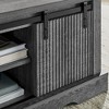 NicBex 41.3" Coffee Table with Sliding Barn Doors,Rectangular Side Table,End Table with Adjustable Shelf Storage,Center Table for Living Room - 4 of 4