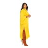 Slickblue Plus Size Shirt Dress with Unique Cape Sleeves – Stylish Comfort Wear in Black/Mustard, 1XL-3XL - 3 of 3