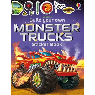 Build Your Own Monster Trucks Sticker Book - by Simon Tudhope : Target