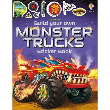 Build Your Own Monster Trucks Sticker Book - by Simon Tudhope
