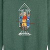 Women's - Avatar: The Last Airbender - Trio Lightweight French Terry Wide Neck Long Sleeve Shirt - 2 of 4