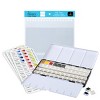 New York Central Watercolor Palette - 48 Empty Half Pan Boxes and Palette with 5 Watercolor Swatch Cards and 2 Swatch Card Sleeves - 2 of 4