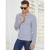 Clearlove Men's Polo Shirt Quarter Zip Up Casual Stretch Lightweight Mock Neck Knitwear - 4 of 4