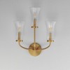 Maxim Lighting Camelot 3 - Light Wall Light in  Natural Aged Brass - 2 of 4