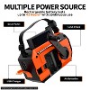 FosPower Solar Crank Radio Model A6 for Emergency with AM/FM/WB Flashlight, Reading Lamp, SOS Alarm, IPX3, & 5,200mAh Power Bank - 4 of 4