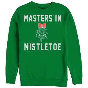 Women's CHIN UP Christmas Mistletoe Master Sweatshirt - 1 of 3