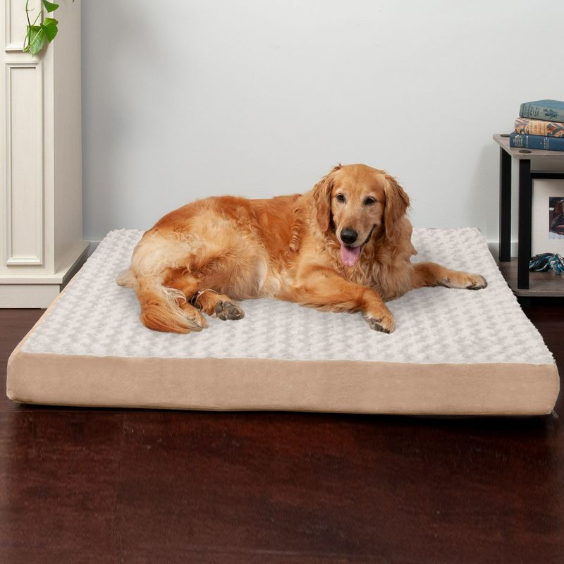 FurHaven Ultra Plush Deluxe Orthopedic Mattress Dog Bed, 3 of 6