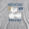 Men's Woodstock Peace And Love Pull-Over Hoodie - 2 of 4