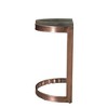 Moti Pinto 20" Mid-Century Metal/Solid Wood Counter Stool in Copper - 3 of 4