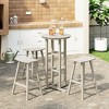 WestinTrends Malibu All Weather Hdpe Outdoor Patio Bar Height Bistro Set (4-Piece) - 2 of 4