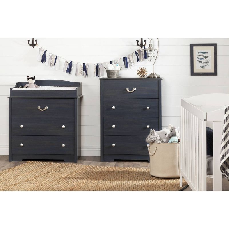 Navali 4 Drawer Kids&#39; Chest Blueberry - South Shore, 4 of 14