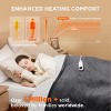 Bedsure Heated Blanket - Fast Heating Electric Blanket Soft Flannel Heated Throw Warm Gifts for Family - 3 of 4