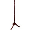 Okak 71.5IN Freestanding Hall Tree with Wooden Stand, Elegent Coat Rack with 6 Hooks, Coat Tree for Living Room, Bedroom, Entryway, Cherry - 4 of 4