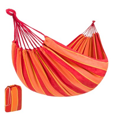 Best Choice Products 2-Person Brazilian-Style Cotton Double Hammock Bed w/ Portable Carrying Bag