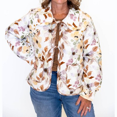 Women's The Lorelai Floral Quilted Jacket - entro