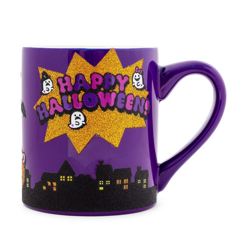 Silver Buffalo Sanrio Hello Kitty "Happy Halloween" Ceramic Glitter Mug | Holds 14 Ounces, 3 of 10
